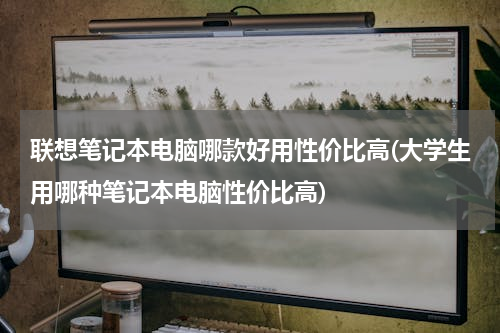 联想笔记本电脑哪款好用性价比高(大学生用哪种笔记本电脑性价比高)