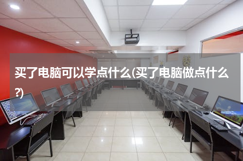 买了电脑可以学点什么(买了电脑做点什么?)