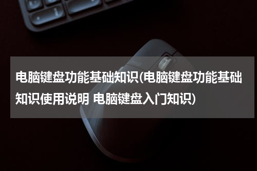 电脑键盘功能基础知识(电脑键盘功能基础知识使用说明 电脑键盘入门知识)