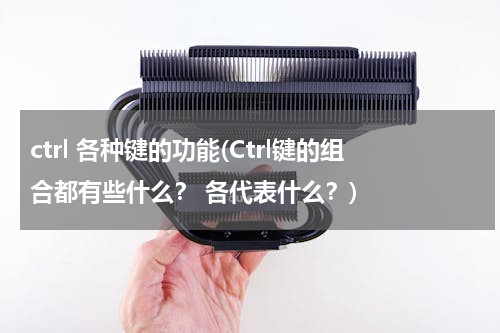 ctrl 各种键的功能(Ctrl键的组合都有些什么？ 各代表什么？)