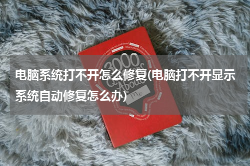 电脑系统打不开怎么修复(电脑打不开显示系统自动修复怎么办)